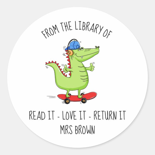 Pegatinas de libros, Personalizados Pegatinas de p (Anverso)