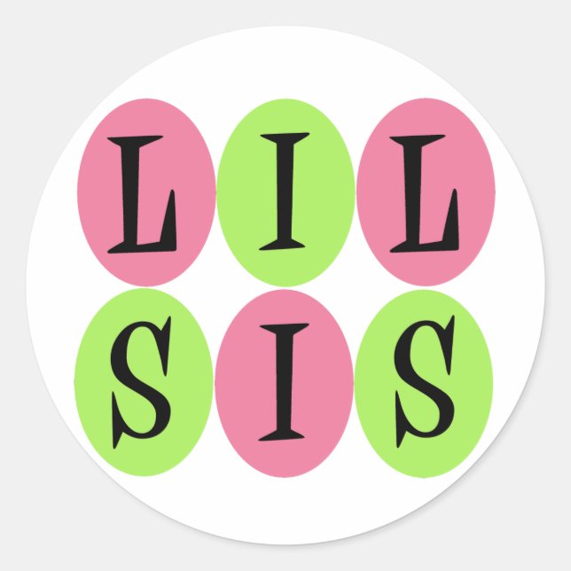 Pegatinas de Lil Sis (Anverso)