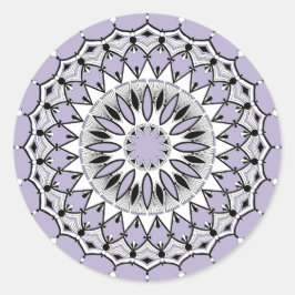 Pegatinas de Lilac Mandala (Diseño 1)