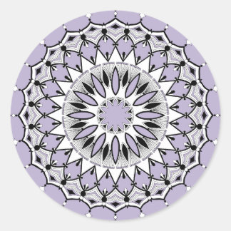 Pegatinas de Lilac Mandala (Diseño 1)