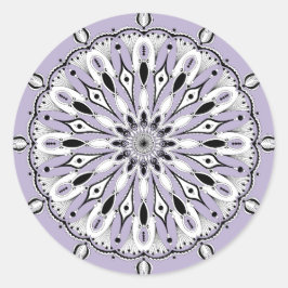 Pegatinas de Lilac Mandala (Diseño 2)