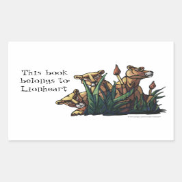 Pegatinas de Lion Cubs Personal Bookplate