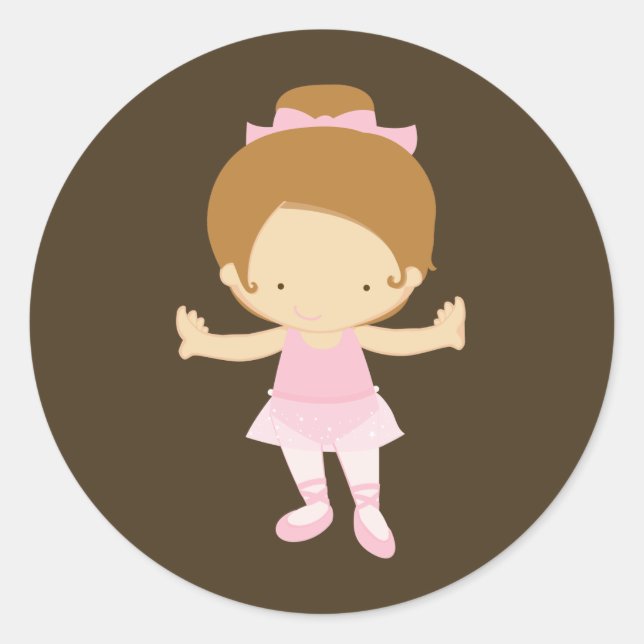 Pegatinas de Little Ballerina (Anverso)