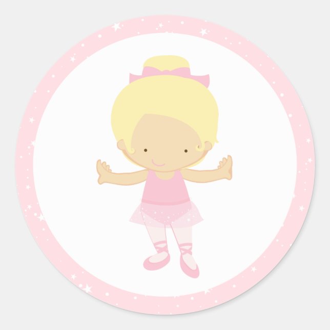 Pegatinas de Little Ballerina (Anverso)