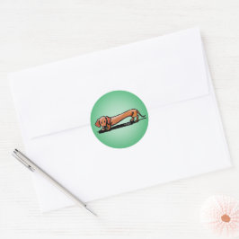 Pegatinas de Little Red Doxie