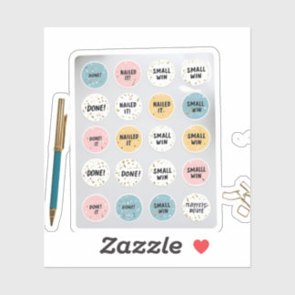 Pegatinas de Little Victories: Celebren su diario