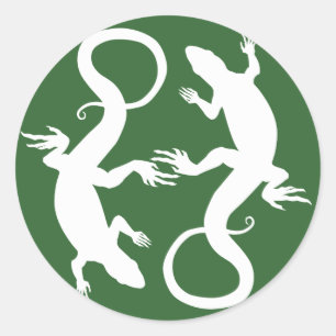 Pegatinas de Lizard Pegatinas de arte reptiles de 