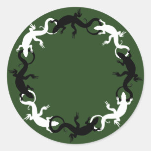 Pegatinas de Lizard Pegatinas de arte reptiles de 