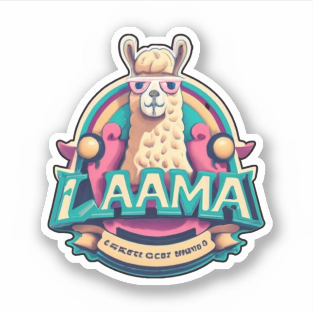 Pegatinas de Llama añaden un toque de inteligencia (Anverso)