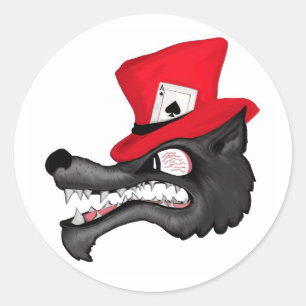 Pegatinas de Lobo de la Suerte