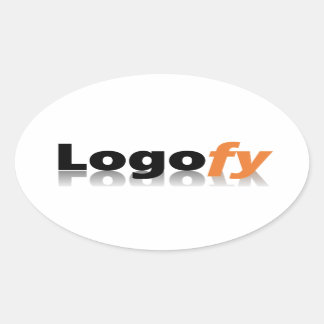 Pegatinas de Logofy Oval