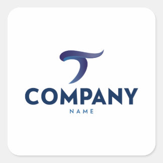 Pegatinas de logotipo de empresa personalizado - M