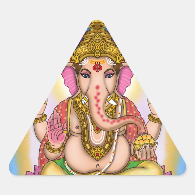 Pegatinas de Lord Ganesha (Anverso)