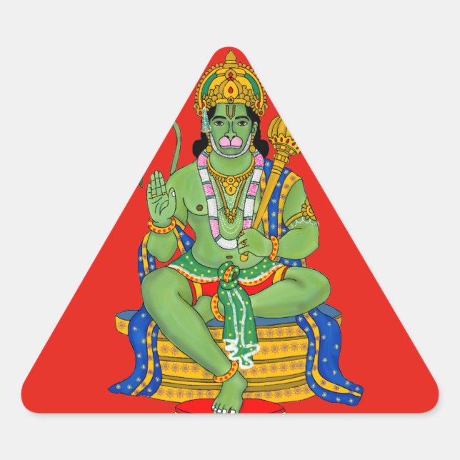 Pegatinas de Lord Hanuman (Anverso)