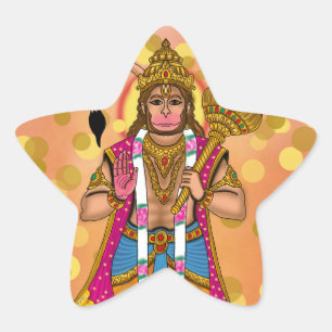 Pegatinas de Lord Hanuman