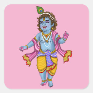 Pegatinas de Lord Krishna