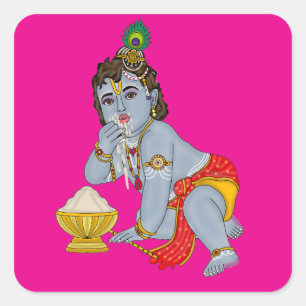 Pegatinas de Lord Krishna