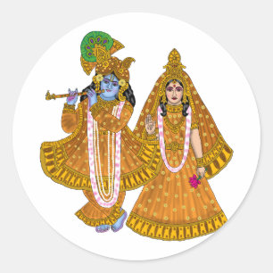 Pegatinas de Lord Krishna