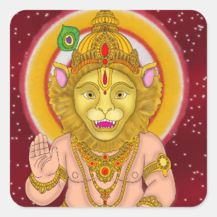 Pegatinas de Lord Narsimha