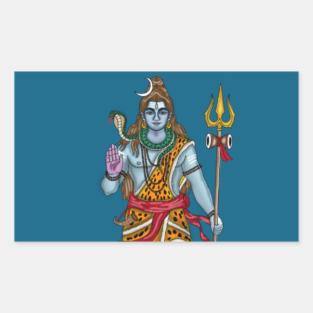 Pegatinas de Lord Shiva (Anverso)