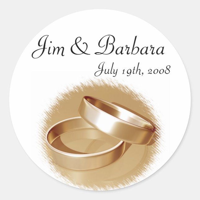 Pegatinas de los Anillos de Oro (Anverso)