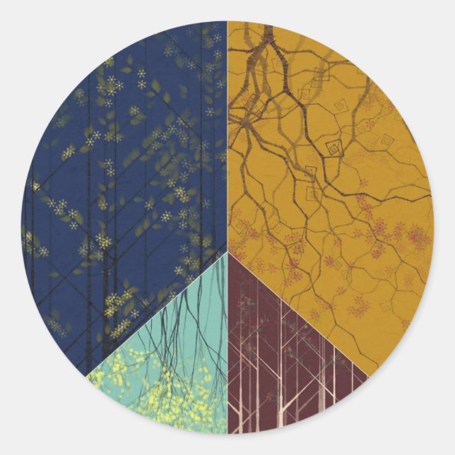 Pegatinas de los Bosques de Paz (Anverso)