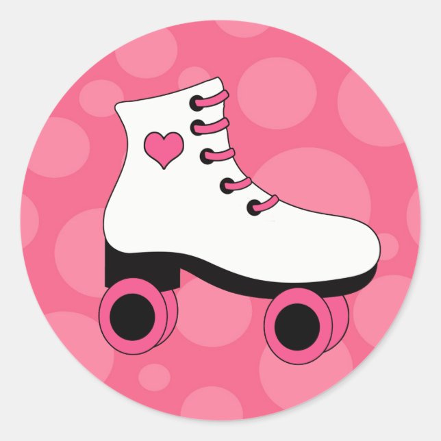 Pegatinas de los Chicas de patinaje sobre patinaje (Anverso)