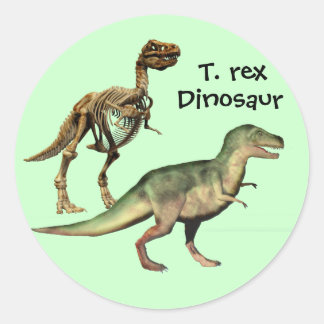 Pegatinas de los dinosaurios T. rex