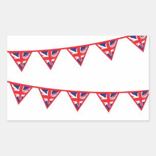 Pegatinas de los empavesados de Union Jack