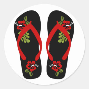 Pegatinas de los flips-flopes