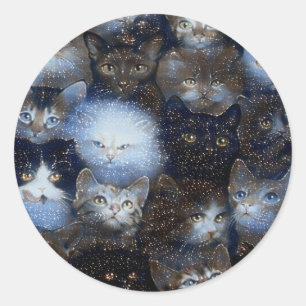 Pegatinas de los gatos de la chispa