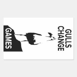 Pegatinas de los juegos del cambio de las gaviotas