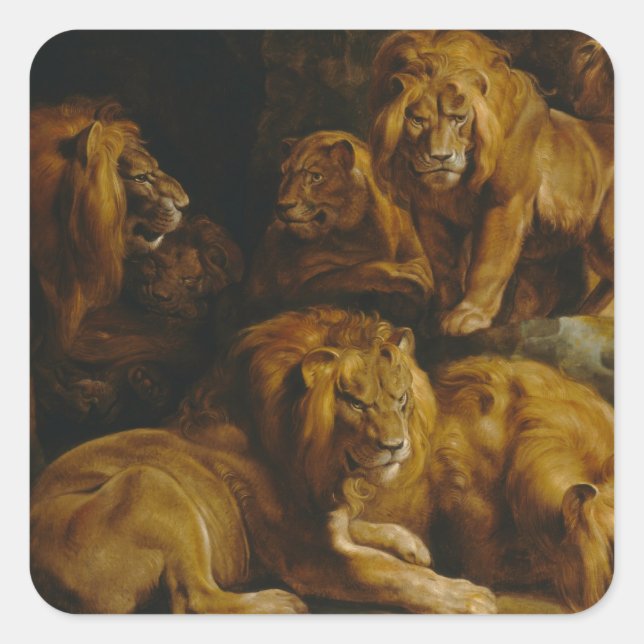 Pegatinas de los Leones (Anverso)