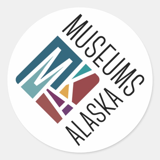 Pegatinas de los Museos Alaska (Anverso)