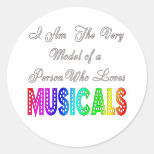 Pegatinas de los Musicals de los amores