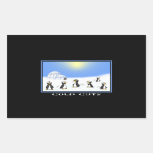 Pegatinas de los recortes de frío