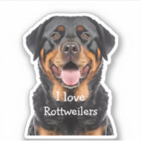 Pegatinas de los recortes de raza de perro de Rott