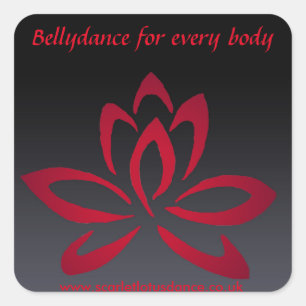 Pegatinas de Lotus del escarlata