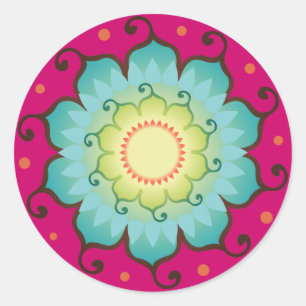 Pegatinas de Lotus Radiant