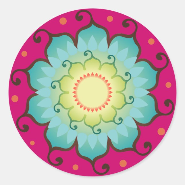 Pegatinas de Lotus Radiant (Anverso)