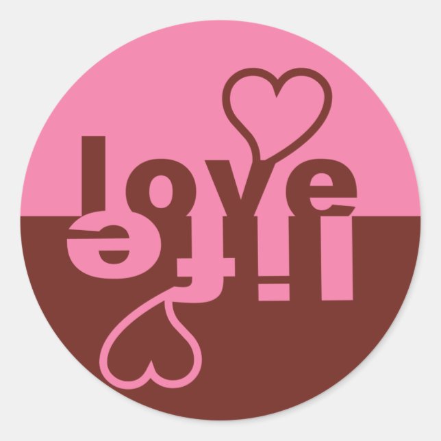 Pegatinas de Love Life (Anverso)
