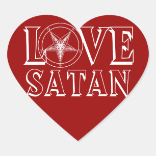 Pegatinas de Love Satan