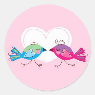 Pegatinas de Lovebirds