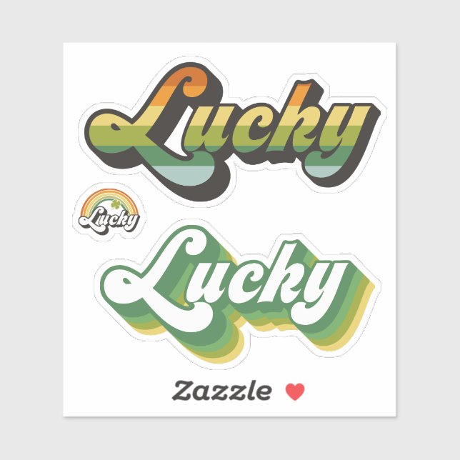 Pegatinas de Lucky Cut Vinyl (Hoja)