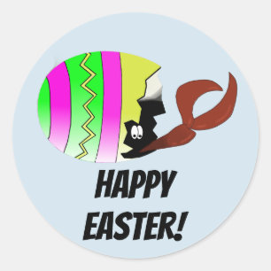 Pegatinas de Luisiana Cajun del huevo de Pascua de