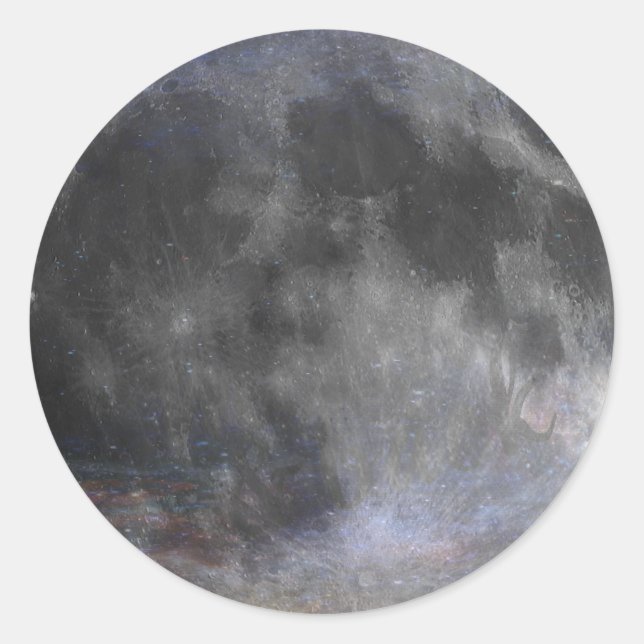 Pegatinas de Luna Llena (Anverso)