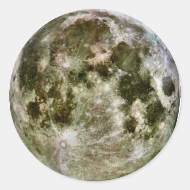 Pegatinas de Luna Llena. (Anverso)