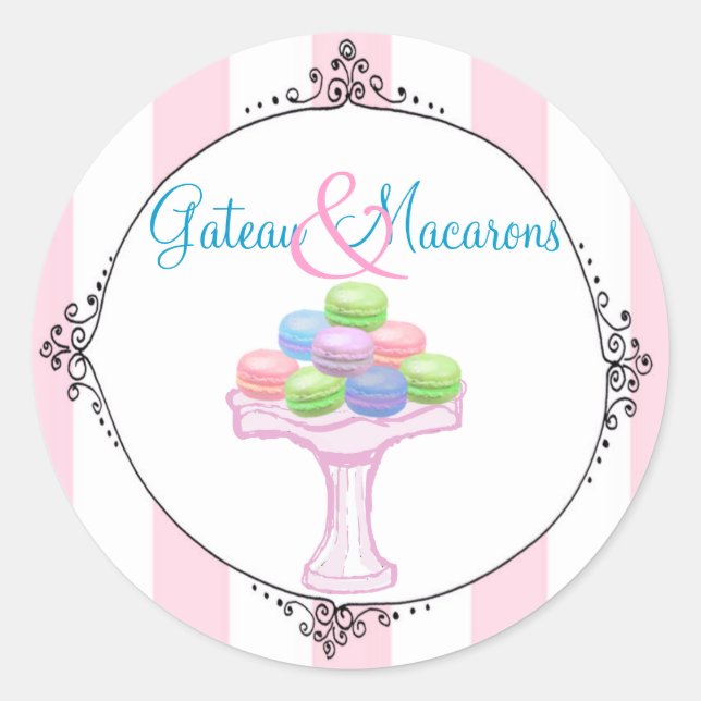 Pegatinas de Macarons (Anverso)