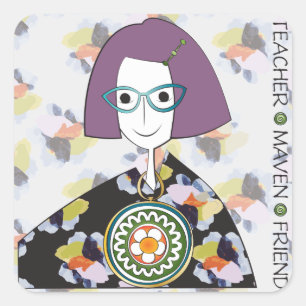 Pegatinas de Mah Jongg Maven