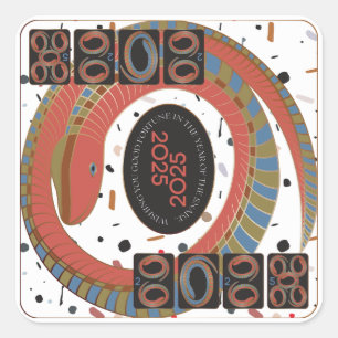 Pegatinas de Mah Jongg Snake 2025